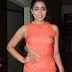 Shriya Saran Looks So Sexy in Orange figure Hugging Dress At Drishyam Movie Trailer Lanuch