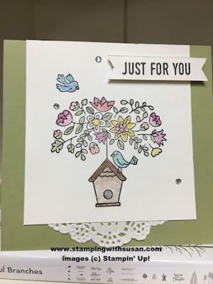 Stampin' Up! Flying Home Watercolor Pencils Shimmery Cardstock