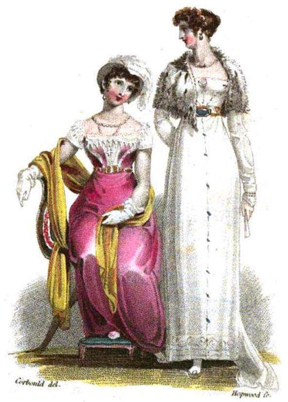 Regency History: Regency opera dresses