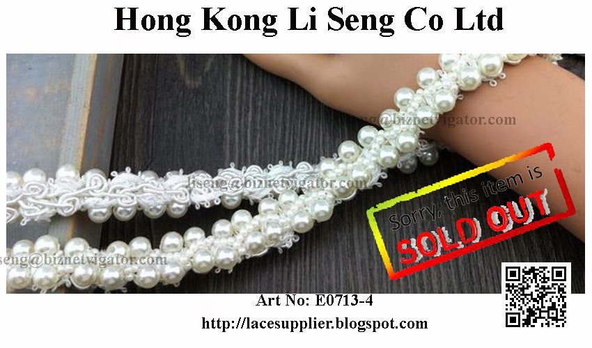 Braid with Beading Trims Manufacturer Wholesaler and Supplier -" Hong Kong Li Seng Co Ltd "