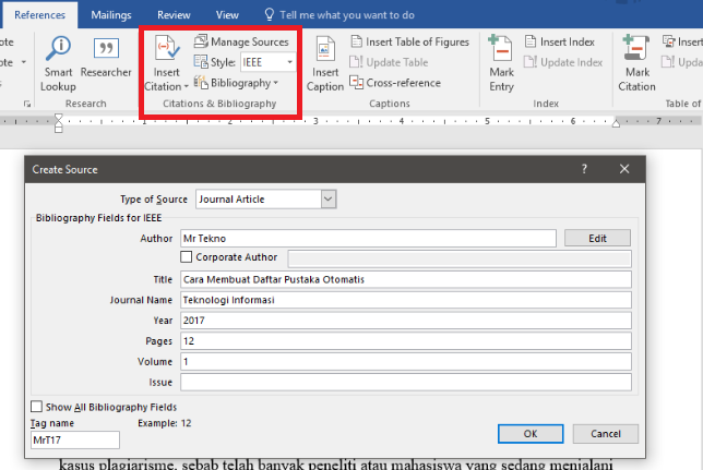 Cara Cepat Membuat Daftar Pustaka Otomatis di Microsoft ...