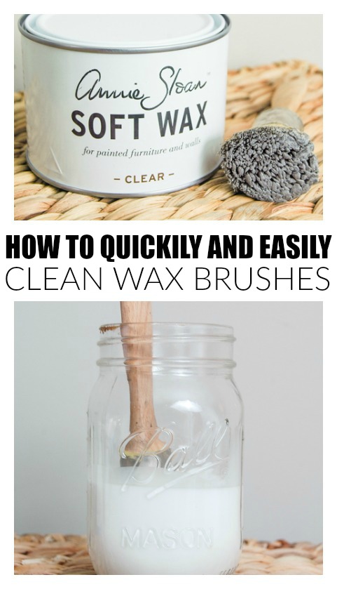 How to easily clean your wax brushes  