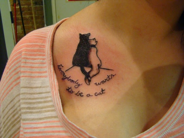 Inspiração tatuagem de Gato preto Blog da Priscilla