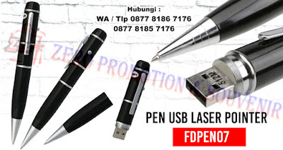 Pen Usb Laser Pointer – FDPEN07, USB/ Flashdisk + Pen + Laser Pointer Promosi / Souvenir / Hadiah / Gift / MerchandiseUSB / Flashdisk + Ballpoint / Pen + Laser Pointer.