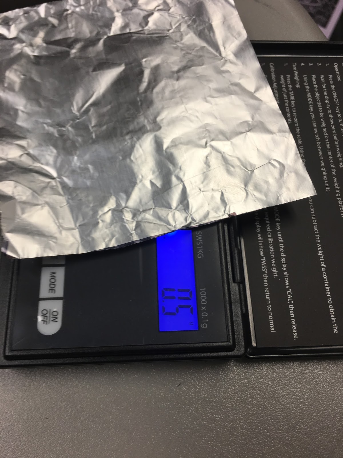 Lab 2 Aluminum Foil Lab