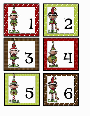 elf calendar cards elf calendar cards