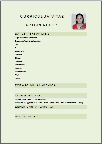 Blogfolio De Gisela Gaitan Curriculum Vitae