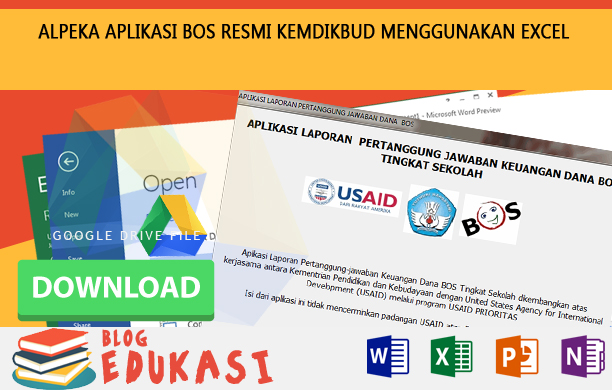ALPEKA APLIKASI BOS RESMI KEMDIKBUD MENGGUNAKAN EXCEL