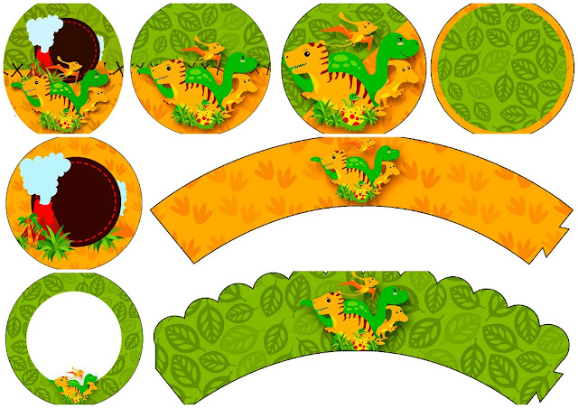dinosaurs-party-free-printable-cupcake-toppers-and-wrappers-oh-my