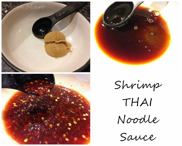 Mom Mart: Keeping dinner light with Thai Shrimp Noodles #Recipe