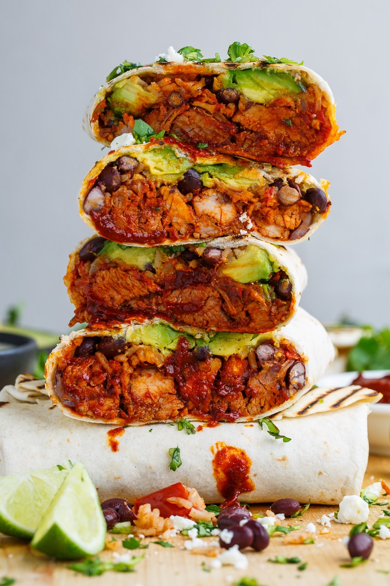 Pork Adobo Burritos