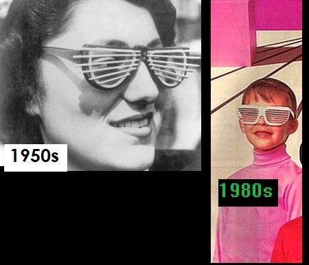 Shutter Shades Cool 80s Sunglasses Party Bag Toys Fun Glasses