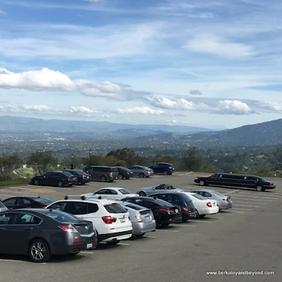 parking lot at The Mountain Winery in Saratoga, California