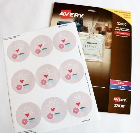 avery labels gifts valentine tags