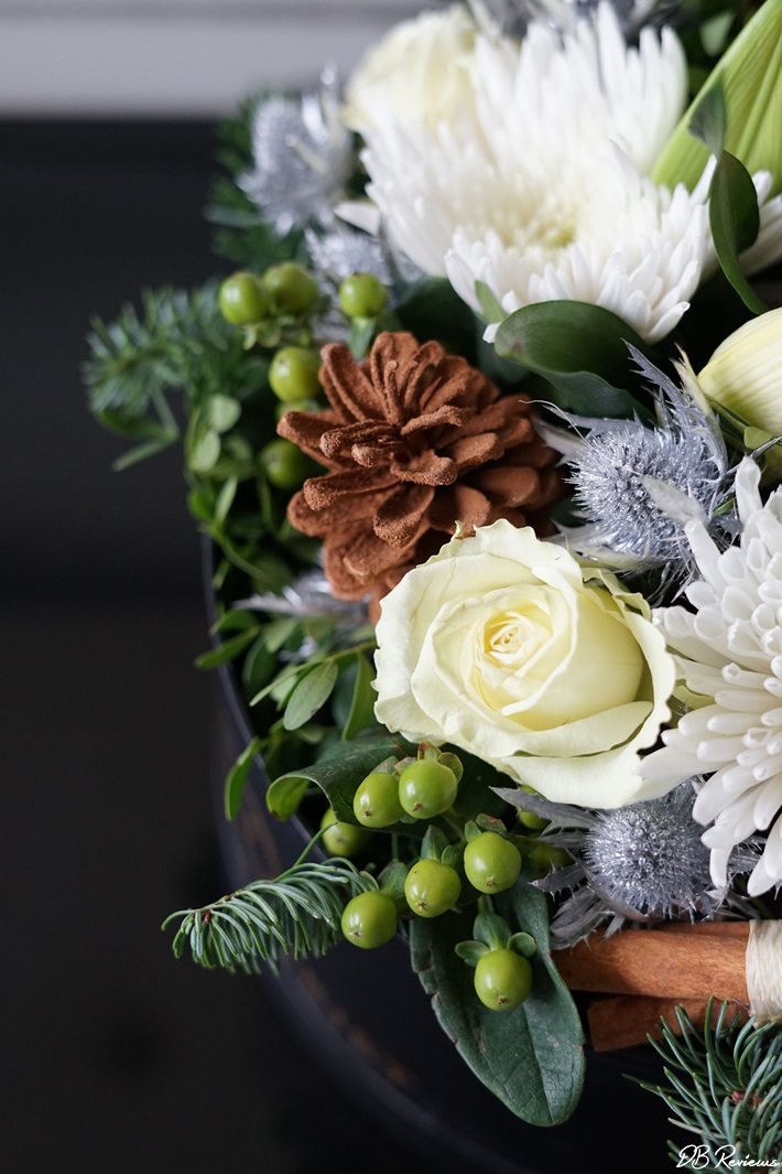 Christmas Flowers from Prestige Flowers The Holiday Hat Box DB Reviews UK Lifestyle Blog