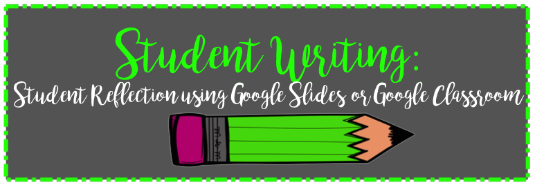 nixon for class president monthly student reflection google slides