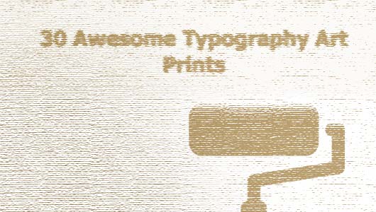 typography art prints