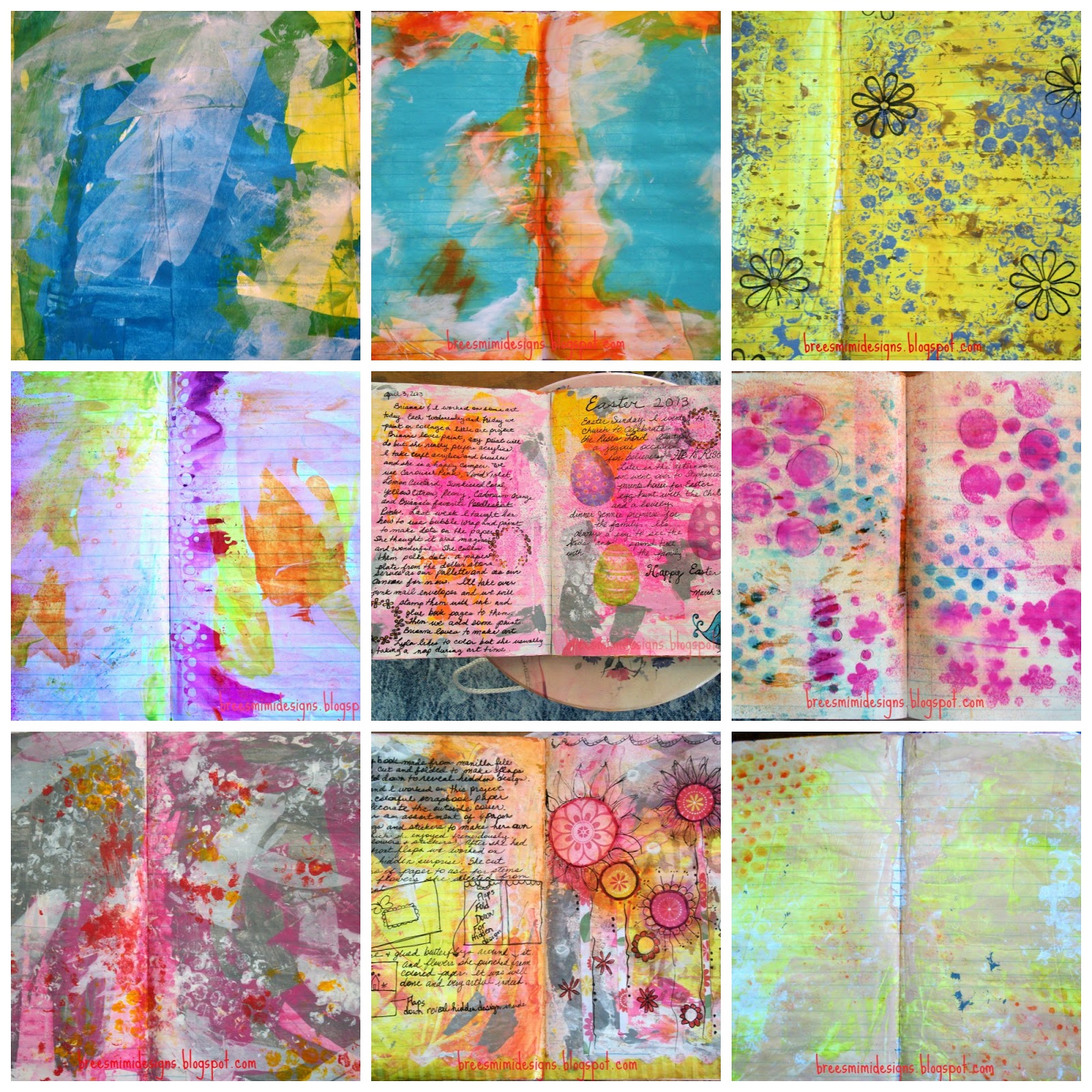 Sunshine and Lollipops MRS. PAINT JOURNAL