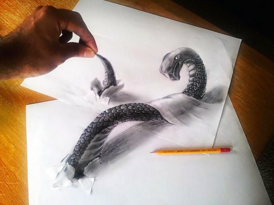 30 Of The Best 3D Pencil Drawings