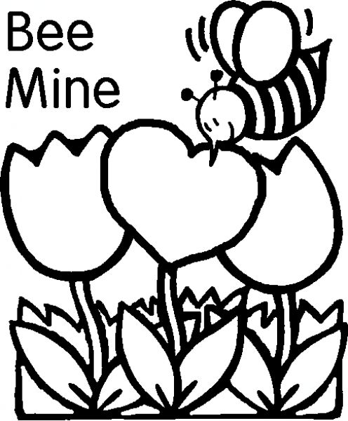 v is for valentine coloring pages - photo #43