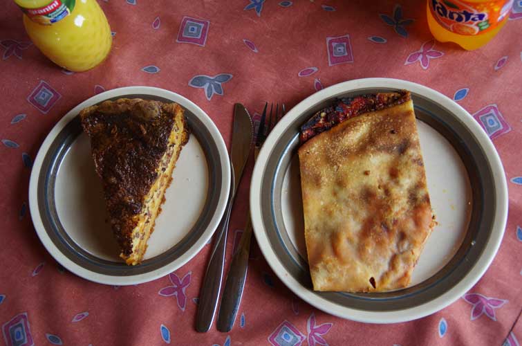 Finland : Norway Border, Sweden Border and Reindeer Pizza