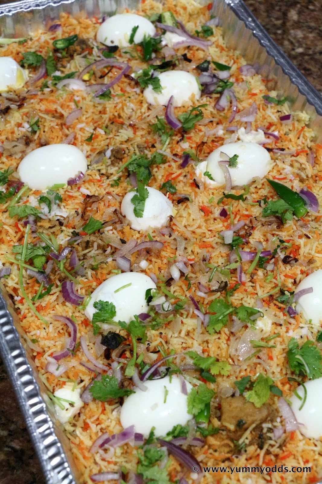 Yum! Yum! Yum! Chicken Dum Biryani ( Oven Method)