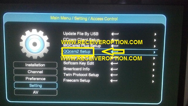 HOW TO ACTIVE COMPANY SERVER IN NEOSAT 60D HD RECEIVER