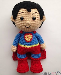 PATRON GRATIS SUPERMAN AMIGURUMI 37925 PATRON GRATIS SUPERMAN AMIGURUMI 37925