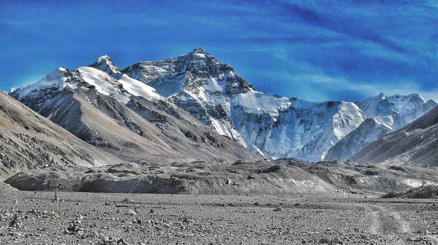 Mt.Everest from Tibet side - I Quit My Studies At The Age Of 18 And Traveled To 97 Countries Since Then
