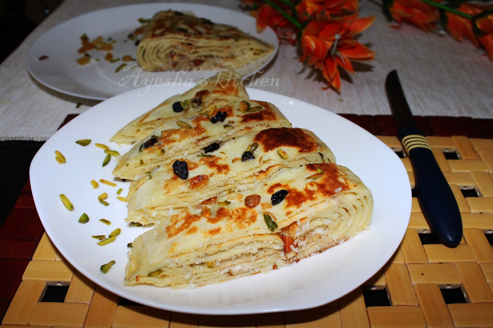 MALABAR SPECIAL SNACK MUTTA ADUKK / SWEET STUFFED EGG PANCAKES SNACK