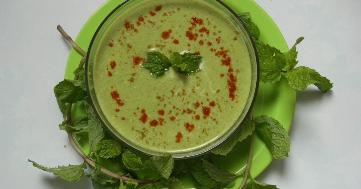 Cooking With Shobana MINT & CORIANDER RAITA