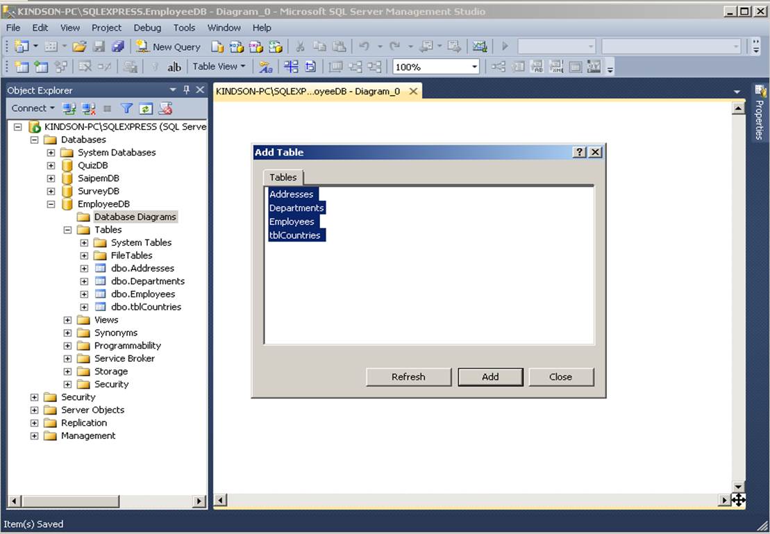 RESTful Web Services Tutorial 5 - Create Employee Database in MS SQL ...