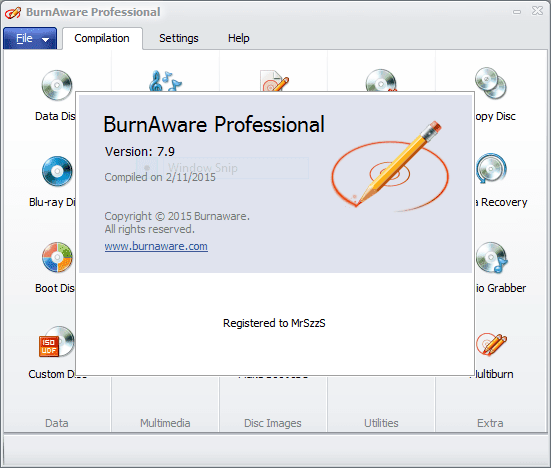 Download BurnAware Professional 11.1 Full Crack