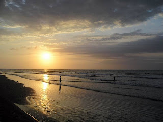 Sunset on Kuta Beach