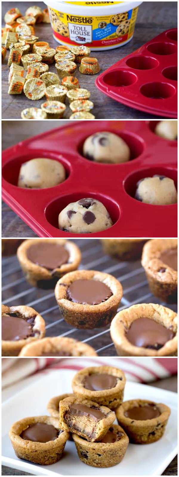 Reese's Peanut Butter Chocolate Chip Cookie Bites