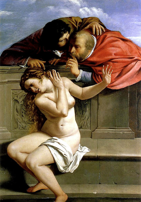 Artemisia Gentileschi - Susanna e i vecchioni - sex art - abusi sessuali
