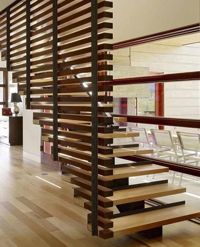 staircase wall design ideas: modern wooden staircase wall with central stringer staircase wall design ideas,modern staircase design