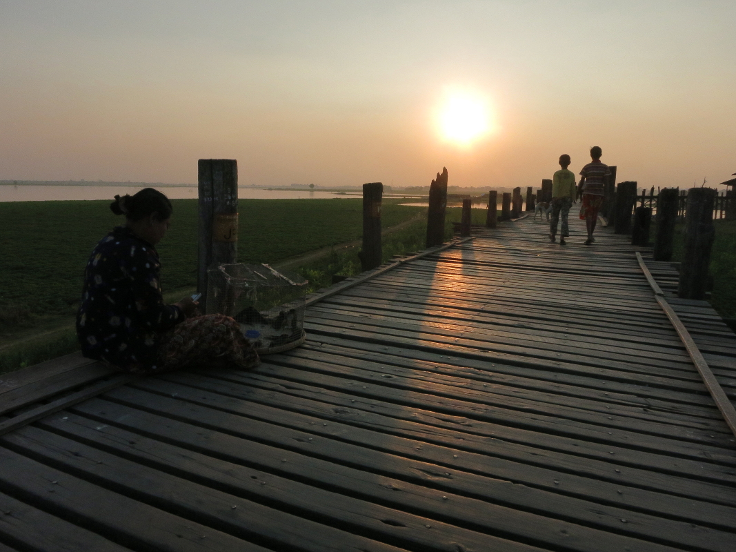 Burma, U Bein's bridge