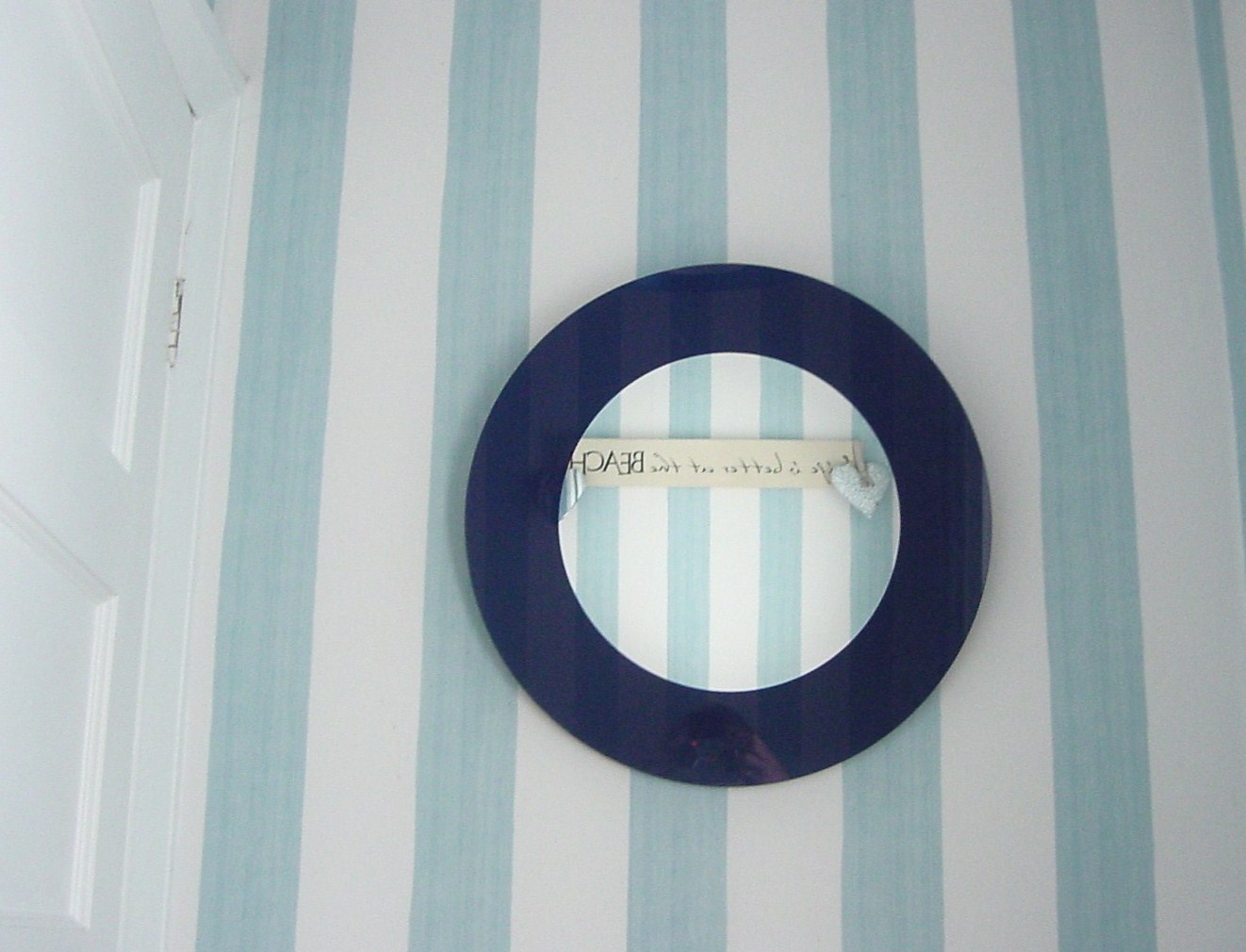 Nautical inspired porthole mirror, the only item we have in our home ...