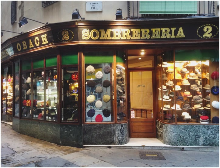 Old Fashioned Barcelona Hat Shop