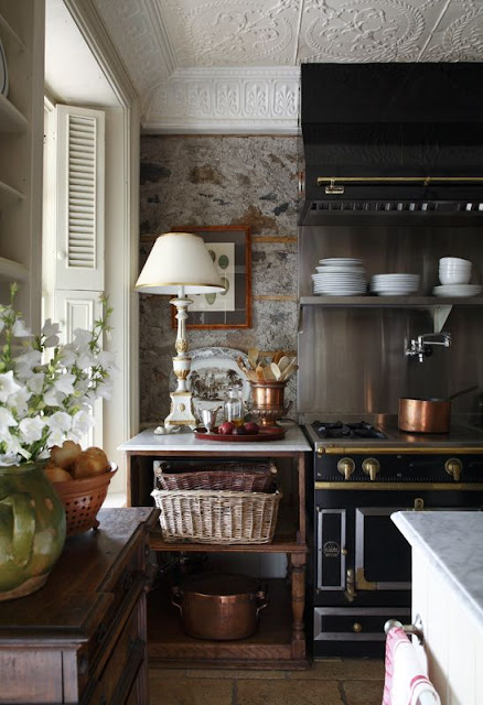 Oh By The Way Beauty Interiors Kitchens With Lamps See In A Kitchen Is Table Lamp It An Unexpected Element That Brings Layer Of Warmth And Home To Otherwise Possibly Sterile Area The House