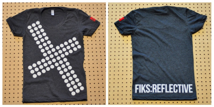 fiks Dot-X reflective bicycle t-short, bike tee-shirt