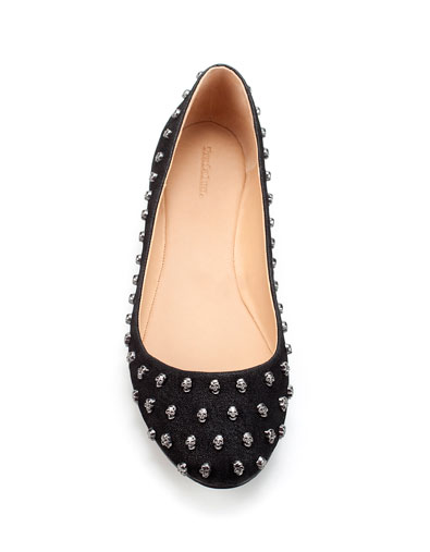 zara red flats