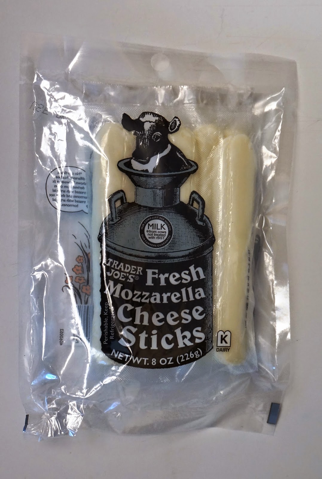 Exploring Trader Joe's Trader Joe's Fresh Mozzarella Cheese Sticks