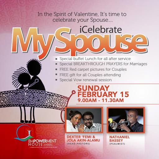 a In the Spirit of Valentine, it's time to celebrate your spouse...