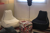Vinci gratis la poltrona pouf modello Gioia Logo Vinci gratis la poltrona pouf modello Gioia