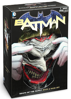 Batman: Death of the Family book and The Joker mask Set