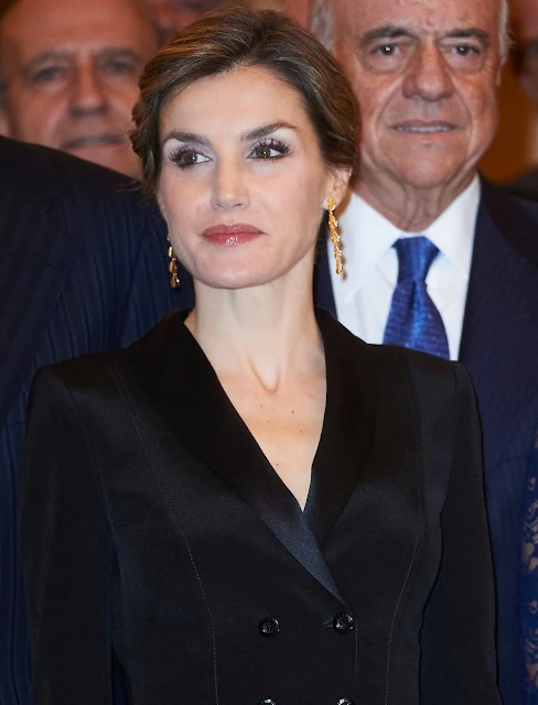 King Felipe VI of Spain and Queen Letizia of Spain attend the 'Francisco Cerecedo' journalism award 