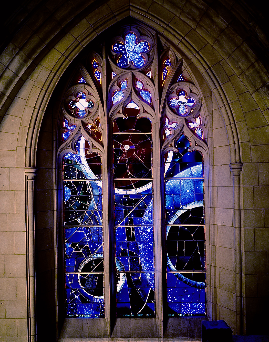 Earth and Space News The Space Window in Washington National Cathedral
