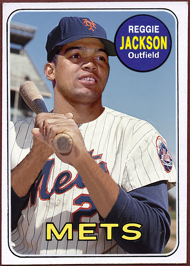 WHEN TOPPS HAD (BASE)BALLS!: SPECIAL 1969 TEAM CEREAL EXTENSION SET: REGGIE  JACKSON